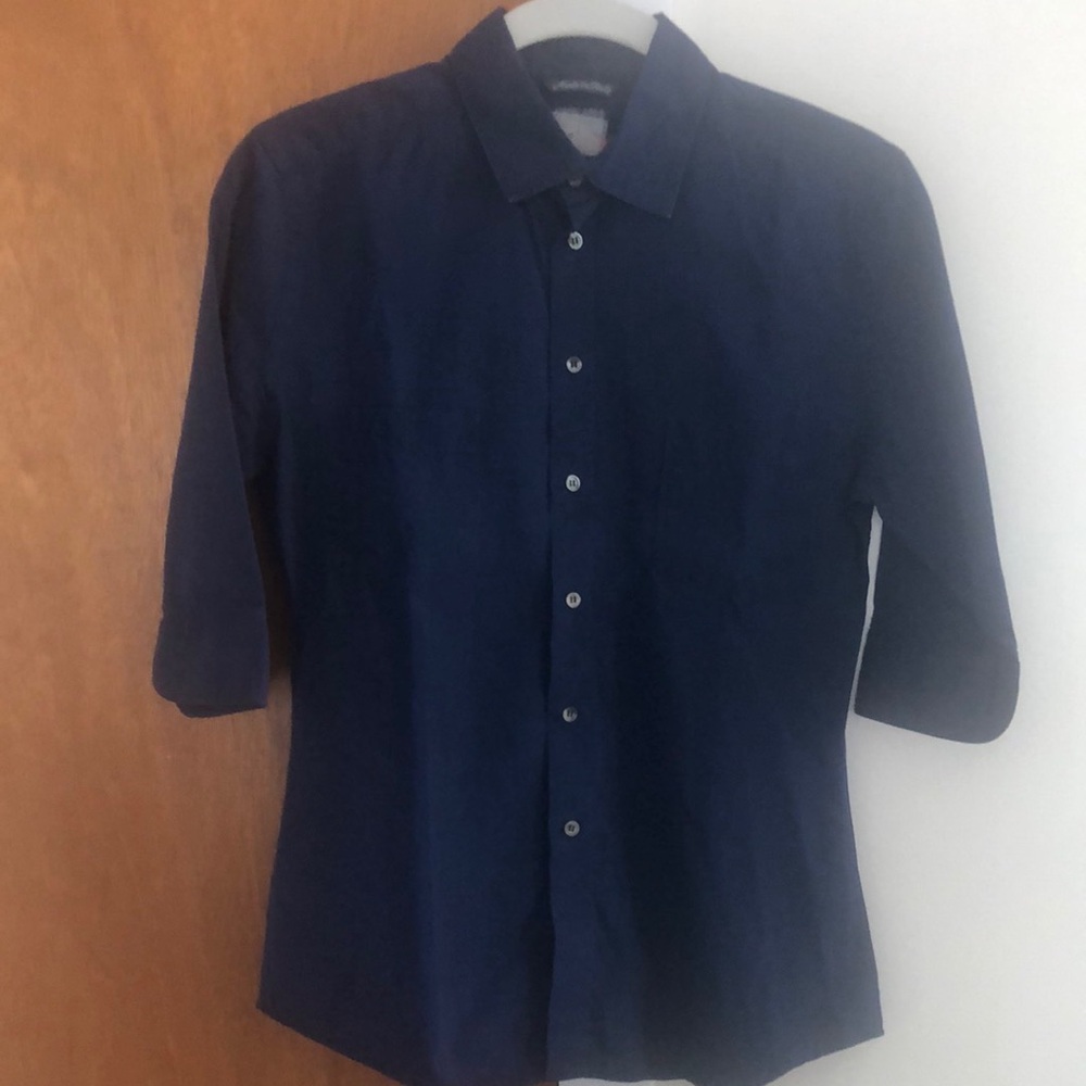 Navy Blue Blouse